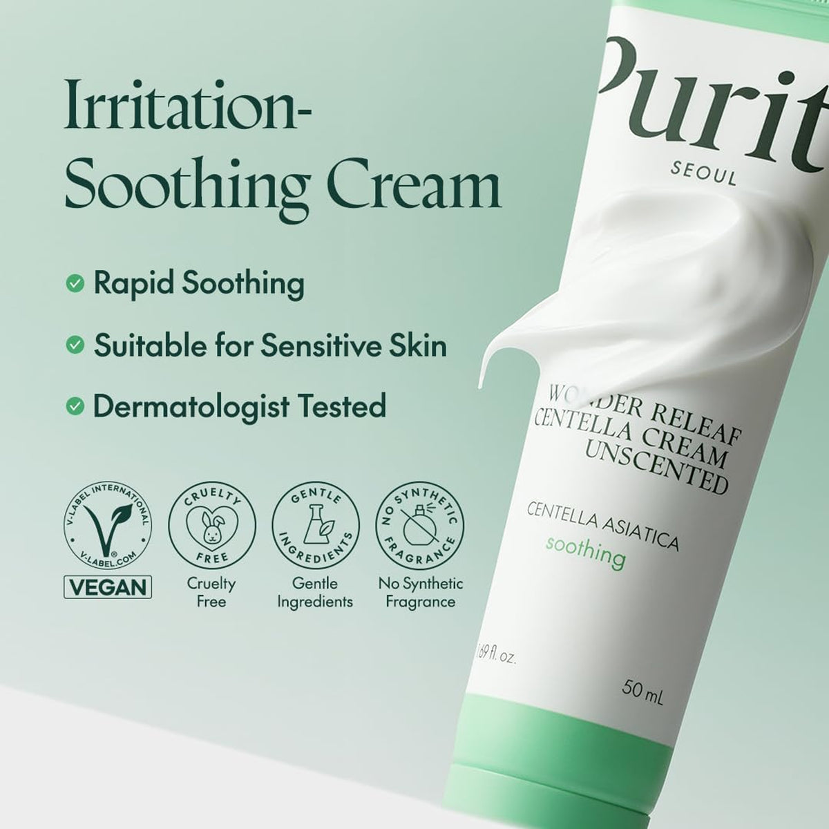 PURITO Centella Unscented Cream - JamaliBox