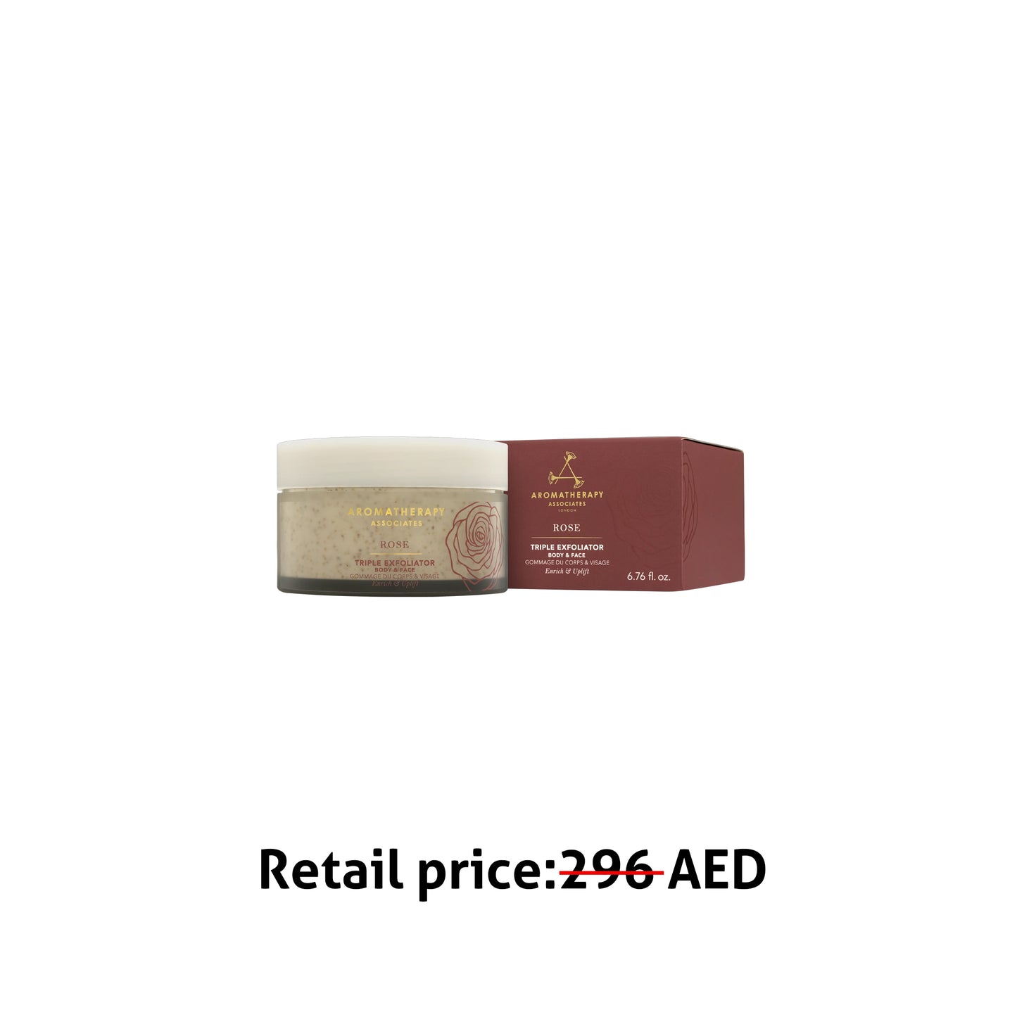 Aromatherapy Rose Triple Exfoliator 200 ML - JamaliBox