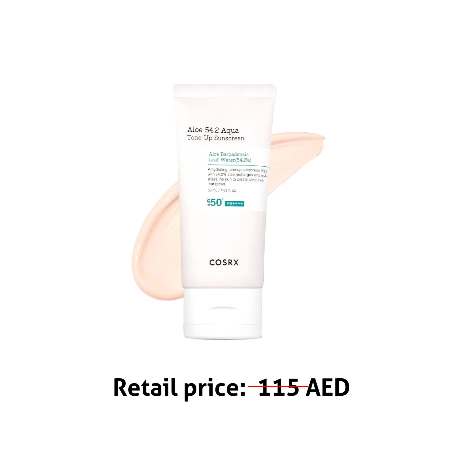 COSRX Aloe 54.2 Aqua Tone-Up Sunscreen SPF 50+