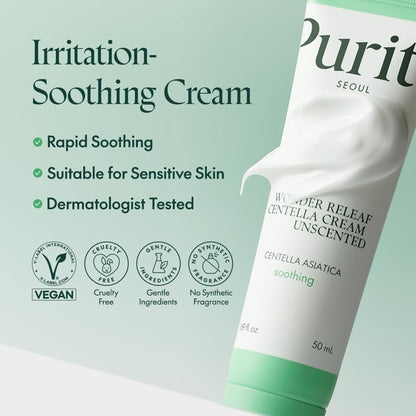 PURITO Centella Unscented Cream - JamaliBox