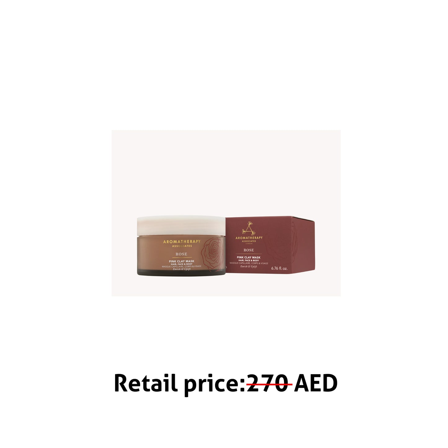 Rose Pink Clay Mask 200 ML - JamaliBox