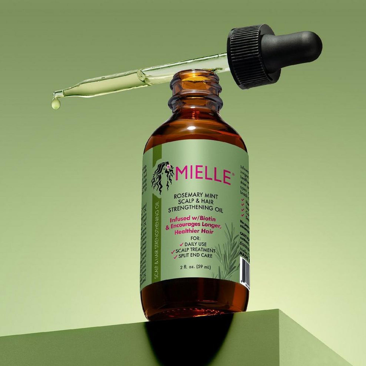 Mielle Rosemary Mint Scalp & Hair Strengthening Oil - JamaliBox