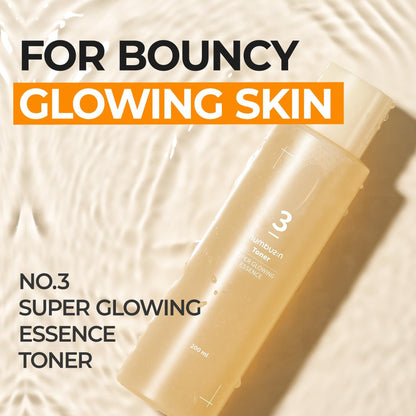 Numbuzin, No.3 Super Glowing Essence Toner - JamaliBox